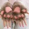 Vingerloze handschoenen KLV Dames Winter Pols Arm Warmer Gebreid Toetsenbord Lange Mitten Z0920