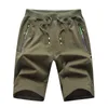 Sports Shorts Elastic band Summer men's casual shorts knitted s sports loose large size 210721
