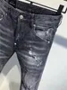 Jeans da uomo Designer JeanSkinny Pantaloni a gamba sottile Pantaloni casual da uomo Hip Hop Distressed Strappato Slim Moto Biker Denim Pantaloni taglia 28-38