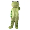 Adult Size Green Frog Mascot Costumes Halloween Fancy Party Dress Cartoon Character Carnival Xmas Easter Advertising Birthday Party Costume Outfit