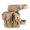 Molle Dropのレッグバッグ1000Dナイロン防水男性の戦術的な範囲バッグウエストパックレッグトラベルベルトバッグハイキング狩猟サイクリング