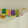 Frühling neue süße Kinder kleine Blumensocken Kinder karierte Prinzessin lange Socken Elemente Mode Ins Kniestrümpfe Kinderstrümpfe