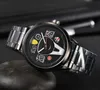 2021 Nouveaux hommes de haute qualité Montres de luxe Série trois points Montre à quartz pour hommes Top marque européenne Bracelet en acier Horloge Mode Volant de voiture Cadeau pour hommes