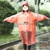 Vente en gros imperméable unique épaissir jetable PP imperméables jetable d'urgence imperméable Poncho vêtements de pluie voyage manteau de pluie XDH0474