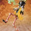 NEW 23cm Japan Anime ONE PIECE 20th Anniversary The Straw Hat Pirates BROOK Burukku PVC Action Figure Model Brinquedos Toys T23918025