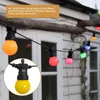 5m 10led globo luzes de corda colorido À prova d 'água G50 lâmpadas para decoração ao ar livre indoor do casamento de Halloween