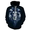 Мужские толстовки для хип-хопа смешные 3D пламя Tiger Lion Fashion Brand Plus Размер S - 6xL Toodie Men Cousssuit Унисекс Pullovers 201104
