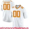 Genähtes NCAA-Fußballtrikot für Männer und Frauen, Tennessee Volunteers #1 Jalen Hurd, Orange, individuell, mit beliebiger Namensnummer, XS-5XL, 6XL