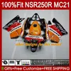 Injeção de OEM para Honda NSR250 Lustroso Amarelo NSR 250 R NSR250R 1990 1991 1993 1993 103HC.58 MC21 NSR 250R PGM3 NSR250RR 90 91 92 93