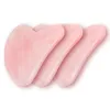 Natural Jade Gua Sha Kamienny Masaż Rose Quartz Guasha Płyta Jade Face Massager Scrapers Narzędzia do twarzy Neck Back