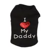 Ropa para perros I Love My Mommy Vest Ropa para perros pequeños Pet Soft Medium Teddy BichonFrise