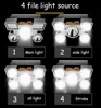 LED -koplampen USB -oplaadbare koplampen 5W Mini -koplamp voor wandelkampeerwandelende hoofdlampenlichten