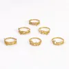 12 Rostfritt stål Constell Band Rings Gold Horoscope Sign Ring Finger For Women Fashion Jewelry Will and Sandy