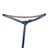 2021 gros Simple tout-match Non-trou mince ceinture en cuir véritable mode Ins réglable décoratif ceinture femmes