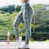 Chegada mulheres leggings treino para executar cintura alta esporte legging Calças de impressão digital esticar calças de fitness plus tamanho 211204