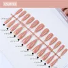 240pcs DIY Ballet False Nails Tips Solid Color Stiletto Full Cover Nail Art Tip Fingernails Decoration For Christmas Gift