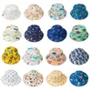 Zomer baby hoed voor meisjes panama kinderen emmer hoeden lente herfst reizen strand grote rand babe cap girl sunhats 24 kleuren