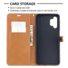 Jean Canvas Leather Wallet Case For Samsung S23 Plus A54 A34 5G A52 A72 A42 A21S S21 Ultra A12 A32 Xiaomi 13 Pro Hybrid Cloth Hit Flip Cover Pouch Strap