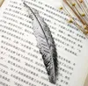 7 Colors Metal Feather Bookmark Document Book Mark Label Golden Silver Rose Gold Bookmarks Office School Supplies SN2496