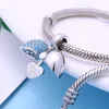 Nuovo 925 Ciondolo In Argento Sterling Cuore Perline Fit Charms FAI DA TE Argento 925 Originale 2020 Bracciale Clip di Perline Per Le Donne Creazione di gioielli Q0531