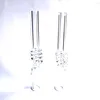 10mm 14mm 18mm 100% Quartz Tip Nail Smoking Accessories Water Bong Mini Glass Pipes Kit VS Ceramic Titanium