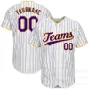 Custom Baseball Jersey A68 City Seattle Texas Homens Mulheres Tamanho da Juventude S-3XL Jerseys