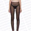 JACQUARD LETTER WOMENS LEGGINGS LACE PANTS HOSIERY CHARM LADY BLACK SEXY STOCKINGファッションブランド女性TITS254T