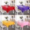 Luxury Dining Table Protective Cover Eco-Friendly Rectangle Jacquard Tablecloth Fabric For Wedding Restaurant Recycled Modern 211103