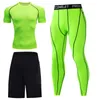 2021 En yeni erkek sıkıştırma Tişört Fitness Sıkı Uzun Kollu Spor Giyim Tshirt Eğitim Jogging Shirts Spor Spor Giyim Kiti 1655711