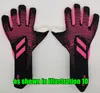 New Goalkeeper Gloves Finger Protection Professional Men Football Gloves Adults Kids Thicker Goalie Soccer glove286l