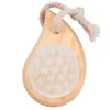 Wholesale Wooden Wood Bath Wash Brush Facial Cleaner Face Skin Care Cleaning Massager Makeup brushes