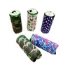 Drinkware Poignée 12 oz Slim Beer Can Sleeves Néoprène Cooler Covers Fit For 330ml Energy Cans Holder Case Sacs HH21-342