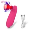 Nxy Sex Vibrators Masturbators Clitoris Sucker Vibrator Toys for Women Oral Thermal Suckion Tong Stimulator Pipe Screw Masturbator Erotic Suckers 1218