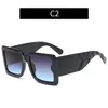 Óculos de sol pequeno quadro quadrado mulheres homens modernos vintage designer hip hop preto perna larga óculos de sol feminino eyewearuv400