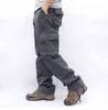 Macacões dos homens calças de carga Multi bolsos Militares Trabalho Tático Calças Casuais Pantalon Hombre Streetwear Army Calças Reta 211112