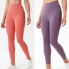 Mujeres Yoga Pantalones de color sólido Cintura alta Diseñador Leggings Ropa de gimnasio Pantalón para mujer Entrenamiento Legging Lady Elástico Baile Bodykj84