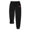 Thick Fleece Jogger Mens Pants Cotton Trousers Male Winter Warm Velvet Sweatpants Tracksuit Joggers Autumn M-4XL 210715