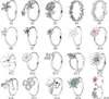 Hoge kwaliteit 100% 925 sterling zilver fit pandora ring sieraden sneeuwvlok daisy ring paar verlovingsliefhebbers mode bruiloft voor vrouwen