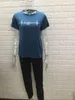 여자 T 셔츠 여성 티셔츠 여름 느슨한 ECG 인쇄 라운드 목 캐주얼 짧은 슬리브하라 주쿠 패션 단순 통근 스타일