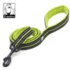 Truelove Soft Mesh Nylon Dog Leash Podwójna sztuczka Running odblaskowe Safe Walking Training Pet Dog Lead Leash Stock 200cm 211006