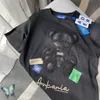 Футболка Adererror Высококачественная плюшевая шерстяная мультипликационная футболка с большими хип-хопами мужчина женские топы Tees