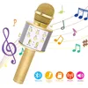 Bluetooth Karaoke Microphone Wireless Professional Speaker Handheld Player Singing Recorder Lawdspeaker Mic Speake7208505