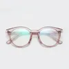 Moda Okulary Okulary Ramki TR90 Okrągłe Okulary Ramki Kobiety Vintage Oversize Przezroczyste Wyczyść Mężczyźni Retro Okulary Optyczne Okulary Okulos