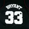 Nikivip Custom Bryant # 33 Lower Merion Basketball Jersey Championnat de lycée pour hommes cousu S-3XL N'importe quel nom et numéro de qualité supérieure