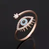 Lucky Turkish Blue Evil Eye Rings met Sde Stones open verstelbare vinger trouwring voor vrouwen 2022 trendy sieraden groothandel