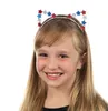 子供アメリカン独立記念日のヘアバンドのヘッドドレスのお祝いパーティーフェスティバルスターヘアアクセサリー独立記念日の装飾T2I52257