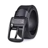 Fashion men belts metal buckle male designer genuine leather belt for man's black brown high quality