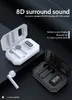 TWS har Bluetooth-headset M1016 Hörlurar med Power Bank Display Skärmfunktion Sport Earpuds