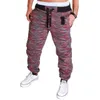Mens 2021-2022 Fashion Slim Fit Legged Pants Running Fitness Pants Fashion Casual Camouflage Trousers Male Casual Pants307Y