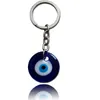 3 Style Fashion Evil Blue Eye Eye Keychain Portachiavi Chiave per le donne Uomo Accessories Car Good Fortuna Fortunato Protezione fascino Amuleto FAI DA TE Cains Catene Anello Amicizia Regalo